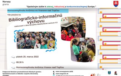 Bibliograficko-informačná výchova s Multifunkčným centrom 4.0