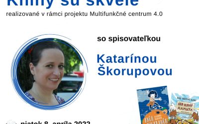 Knihy sú skvelé s Katarínou Škorupovou